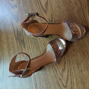 Rose Gold Glitter Realove-6 Heels